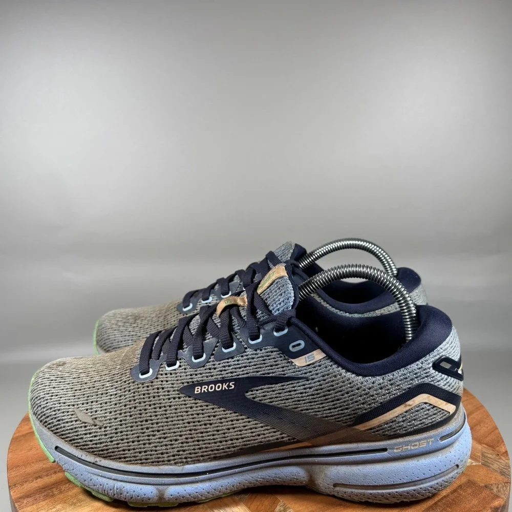 Brooks Ghost 15‎ Women's Running Shoes Gray Blue Size 9 Medium B